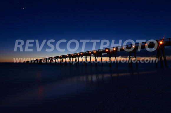 Pier at blue hour