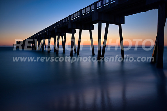 Long Exposure Sunset at the Pier