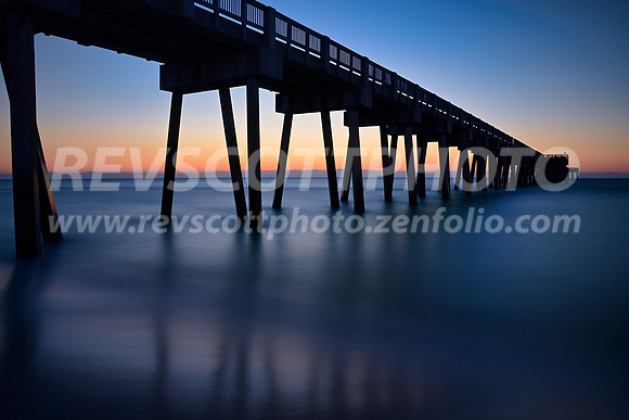 Long Exposure Beach at Sunset