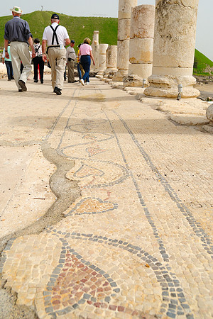 Footprints at Beth Shean
